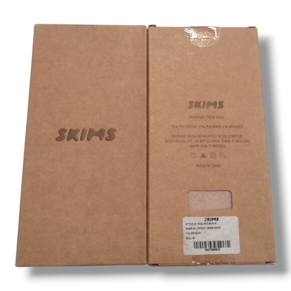 Skims Everyday Crew Socks - Mica - Picture 3 of 3